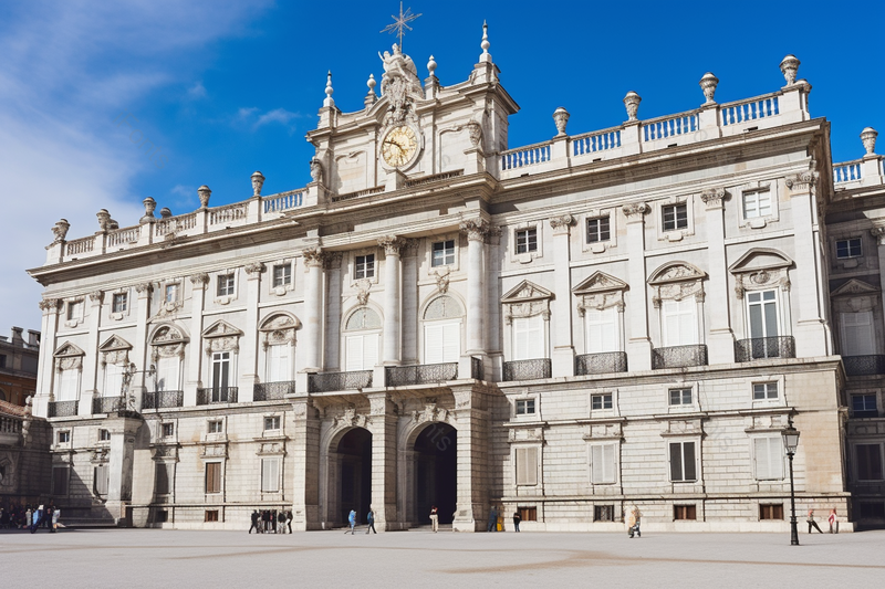 蓝天下的欧式建筑城市地标建筑,高清,摄影图,摄影图片,图片大全,摄影图免费下载
